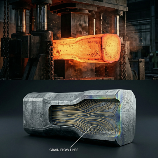 Forging Reduction Ratio & Grain Flow | Vinir Engineering