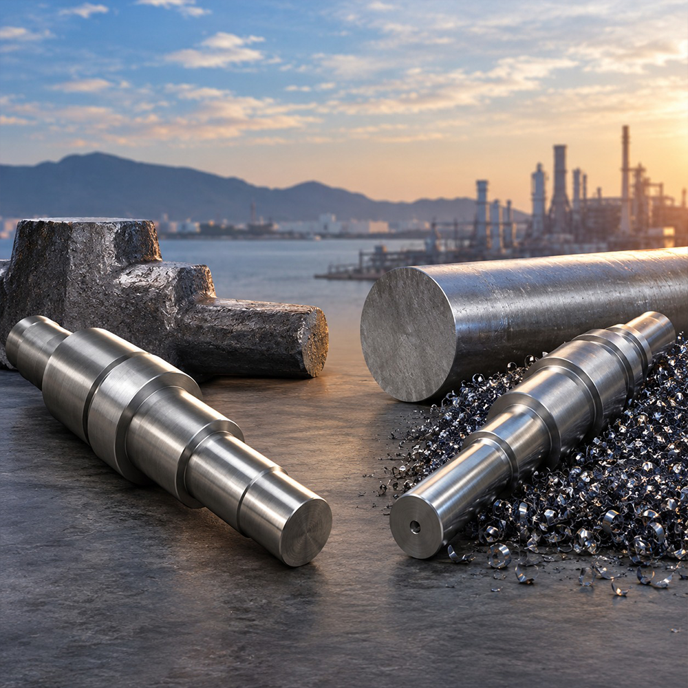 Radial forging vs machining from bar