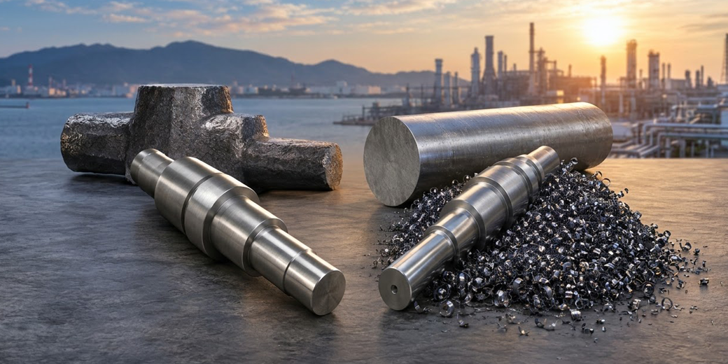 Radial forging vs machining from bar